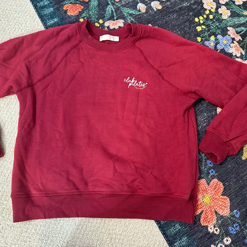 Spiritual Gangster Burgundy Crewneck Sweatshirt